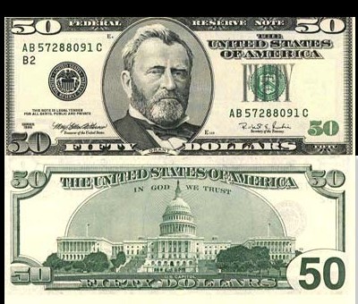 Buy USD $50 Bills Online
