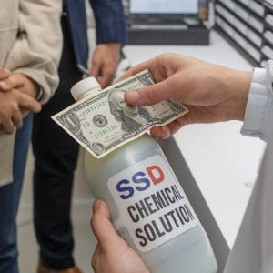 Deface currency cleaning chemical
